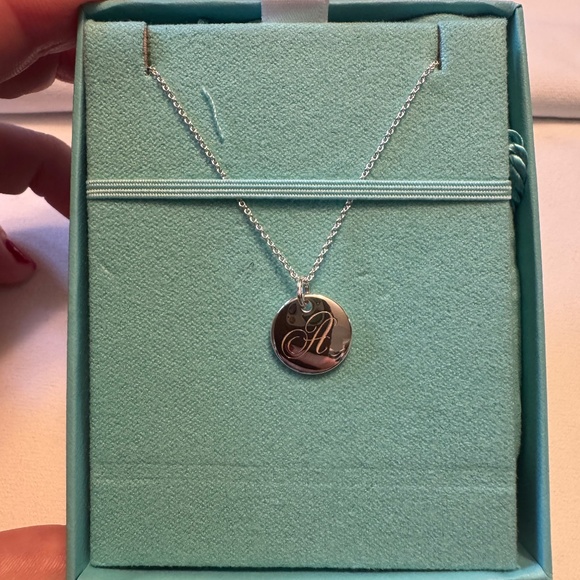 Tiffany & Co. Notes “A” Round Pendant Necklace in Sterling Silver – New with Box - Picture 4 of 4